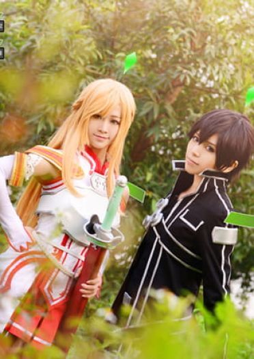 【COS】刀剑神域 SAO KIRITO/ASUNA