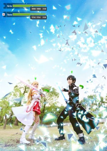 【COS】刀剑神域 SAO KIRITO/ASUNA