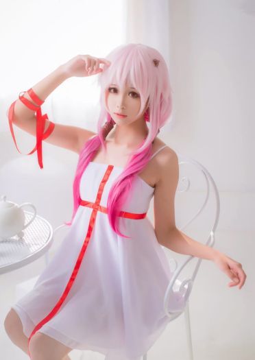 【COS】=罪恶王冠Guilty Crown=楪祈 白裙ver.