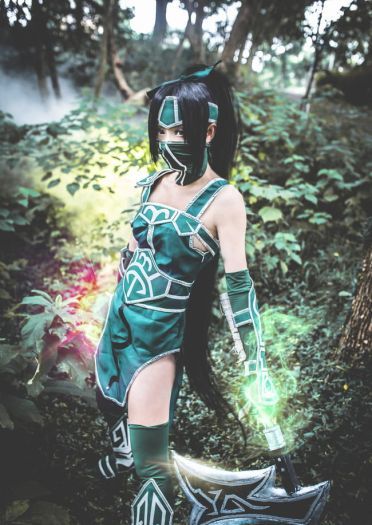 【授权COS】【英雄联盟】===暗影之拳 阿卡丽===哥