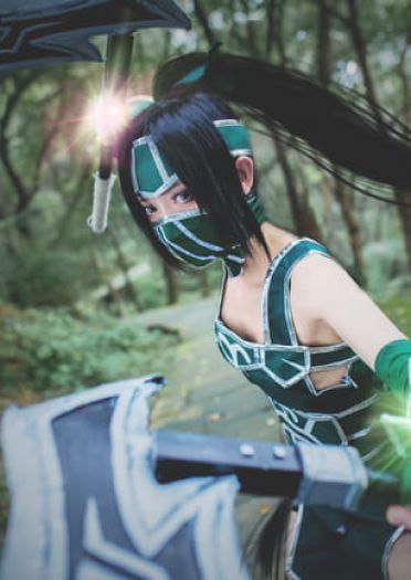 【授权COS】【英雄联盟】===暗影之拳 阿卡丽===哥