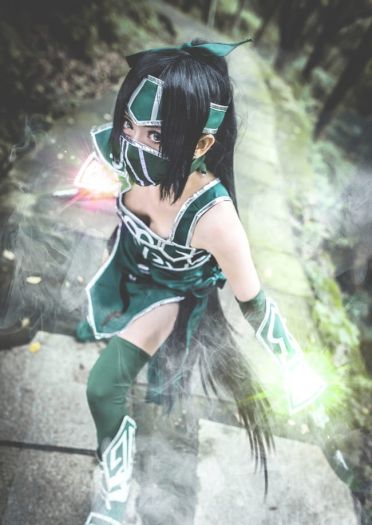 【授权COS】【英雄联盟】===暗影之拳 阿卡丽===哥