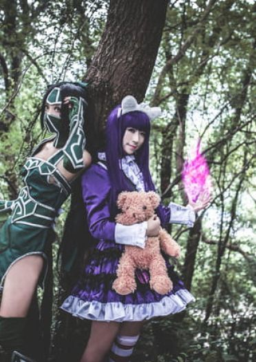 【授权COS】【英雄联盟】===暗影之拳 阿卡丽===哥