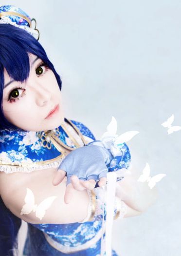 【授权COS】lovelive！园田海未-吾愿执君之手