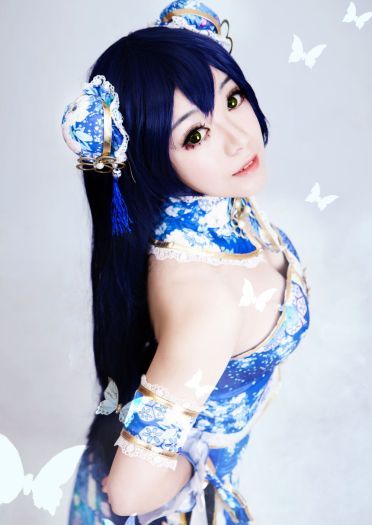 【授权COS】lovelive！园田海未-吾愿执君之手