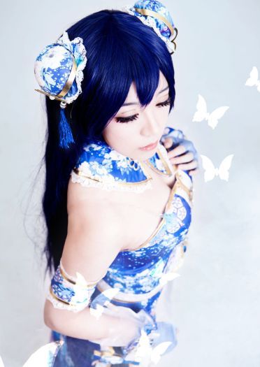 【授权COS】lovelive！园田海未-吾愿执君之手