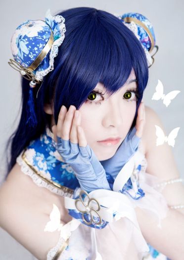 【授权COS】lovelive！园田海未-吾愿执君之手