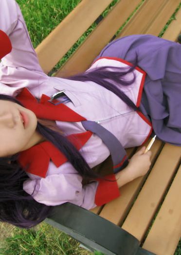 制服cos 化物语 战场原黑仪荡漾 制服威武