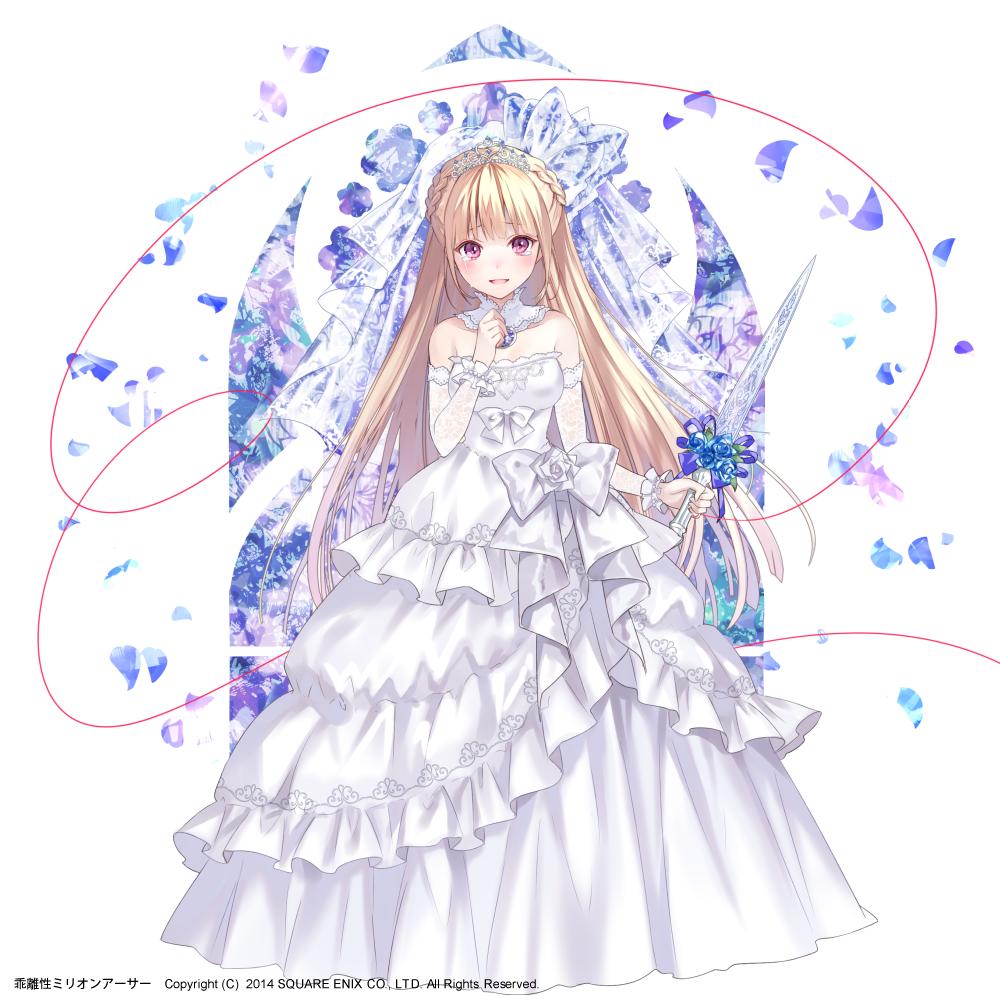 情人幸福的花嫁 桌面壁纸满满的爱