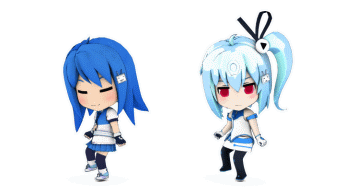 bilibili娘表情包 小短腿天然萌