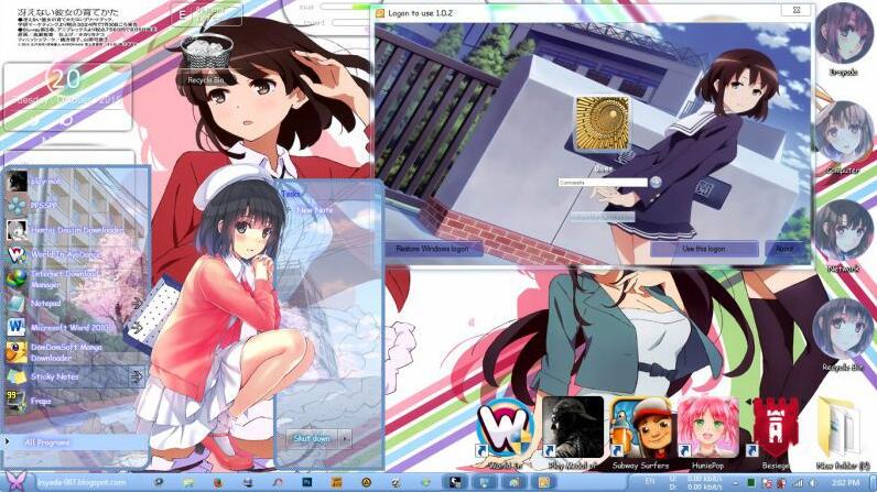 【win7主题】路人女主的养成方法--加藤惠