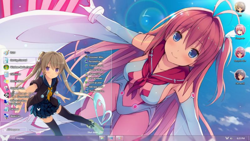 【win7主题】苍之彼方的四重奏