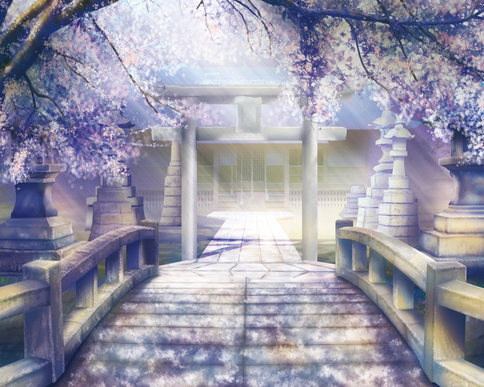 壁纸美作：夏日的神社