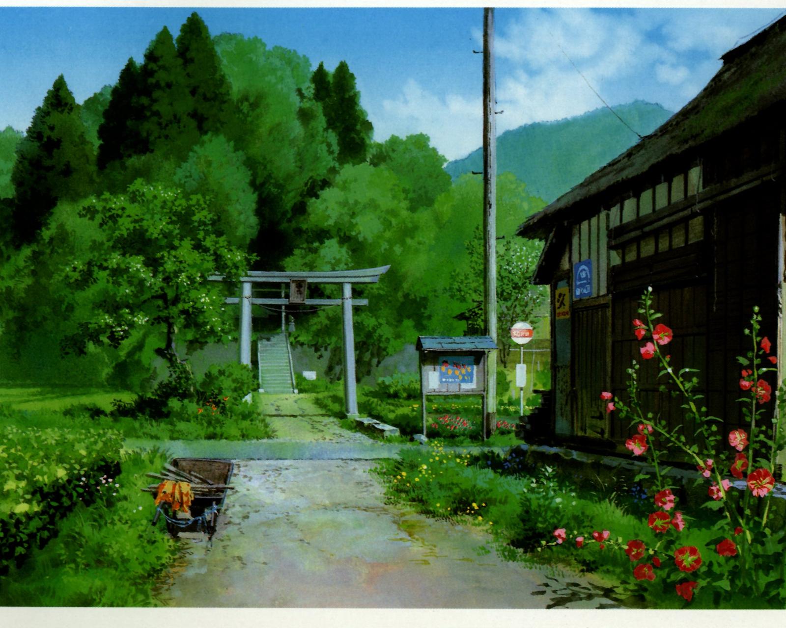 壁纸美作：夏日的神社