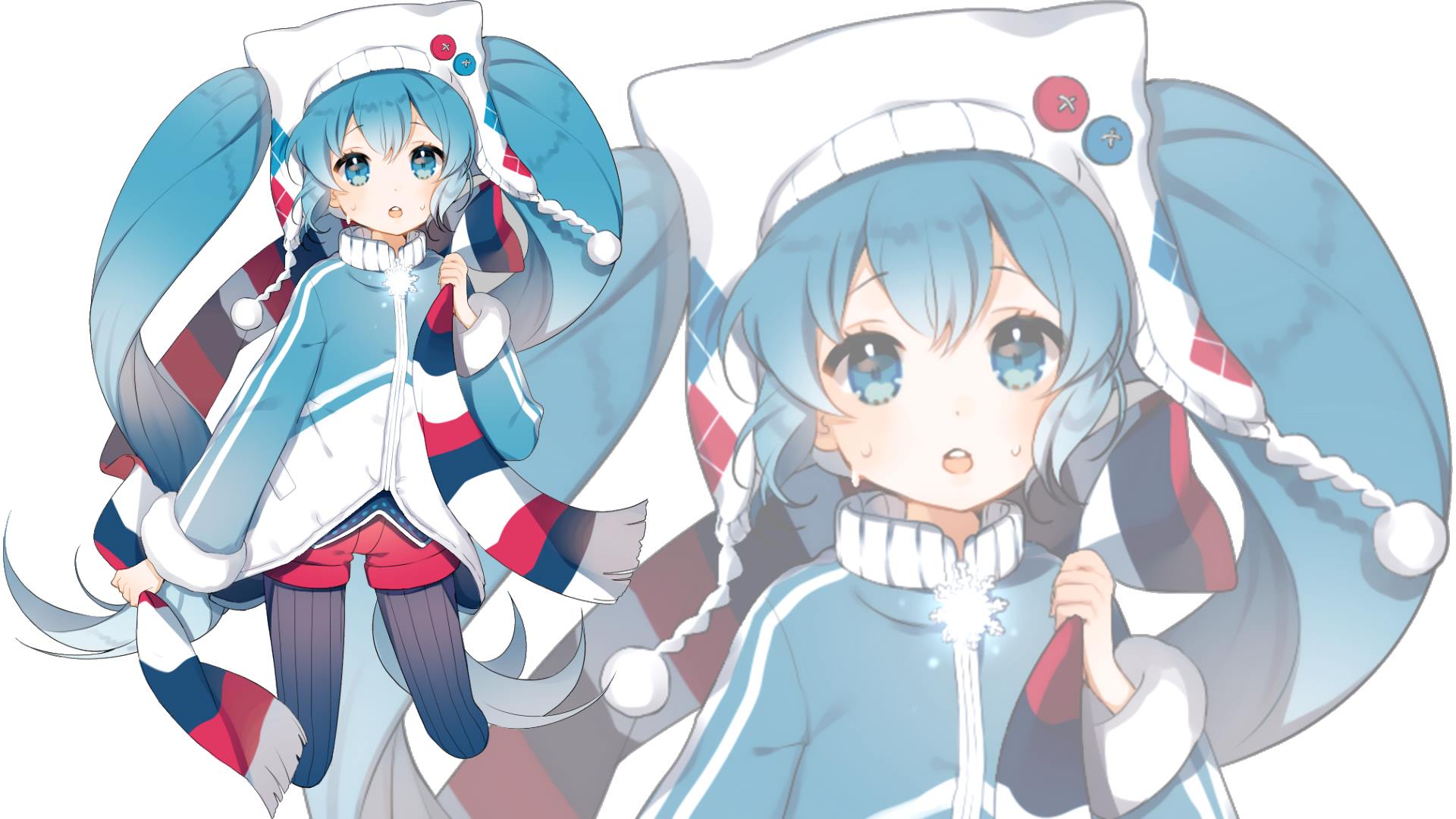 【Win主题7】miku 雪初音下载