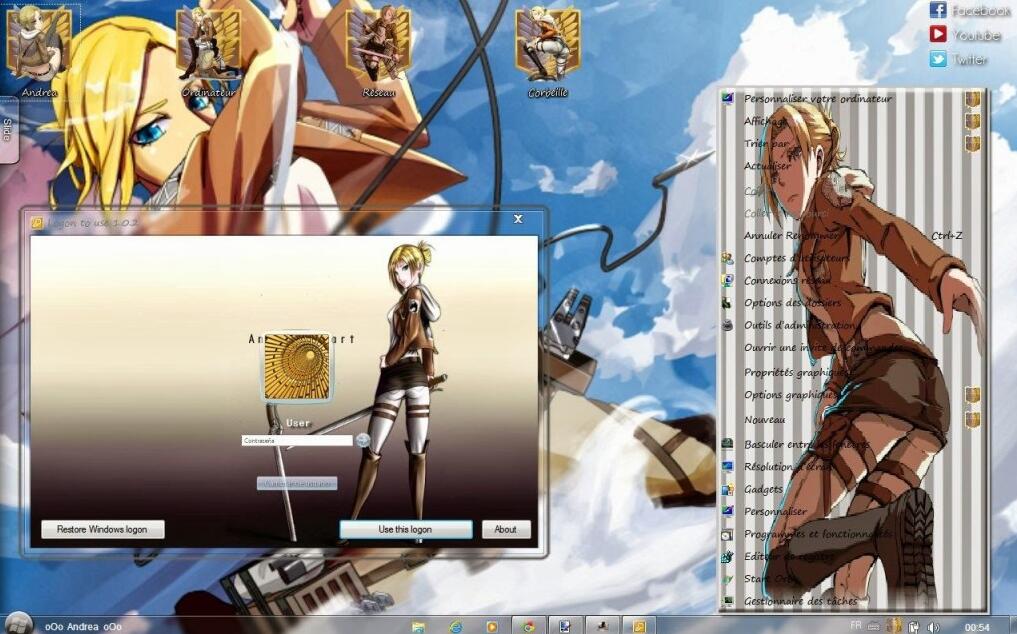 【win7主题】进击的阿尼·利昂纳德 下载