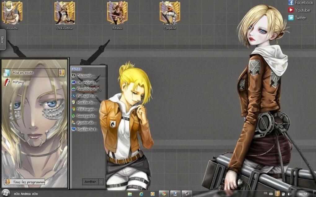 【win7主题】进击的阿尼·利昂纳德 下载