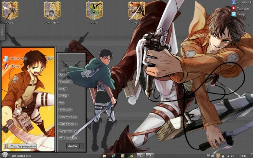 【win7主题】进击的艾伦·耶格尔 下载