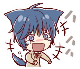 日系表情包 兽耳萝莉+正太 动物黑帮 下载