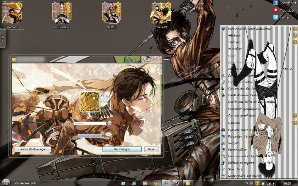【win7主题】进击的兵长 利威尔·阿克曼 下载