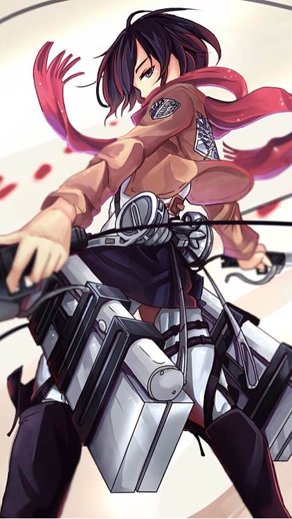 战争女神 三笠·阿克曼 精美手机壁纸