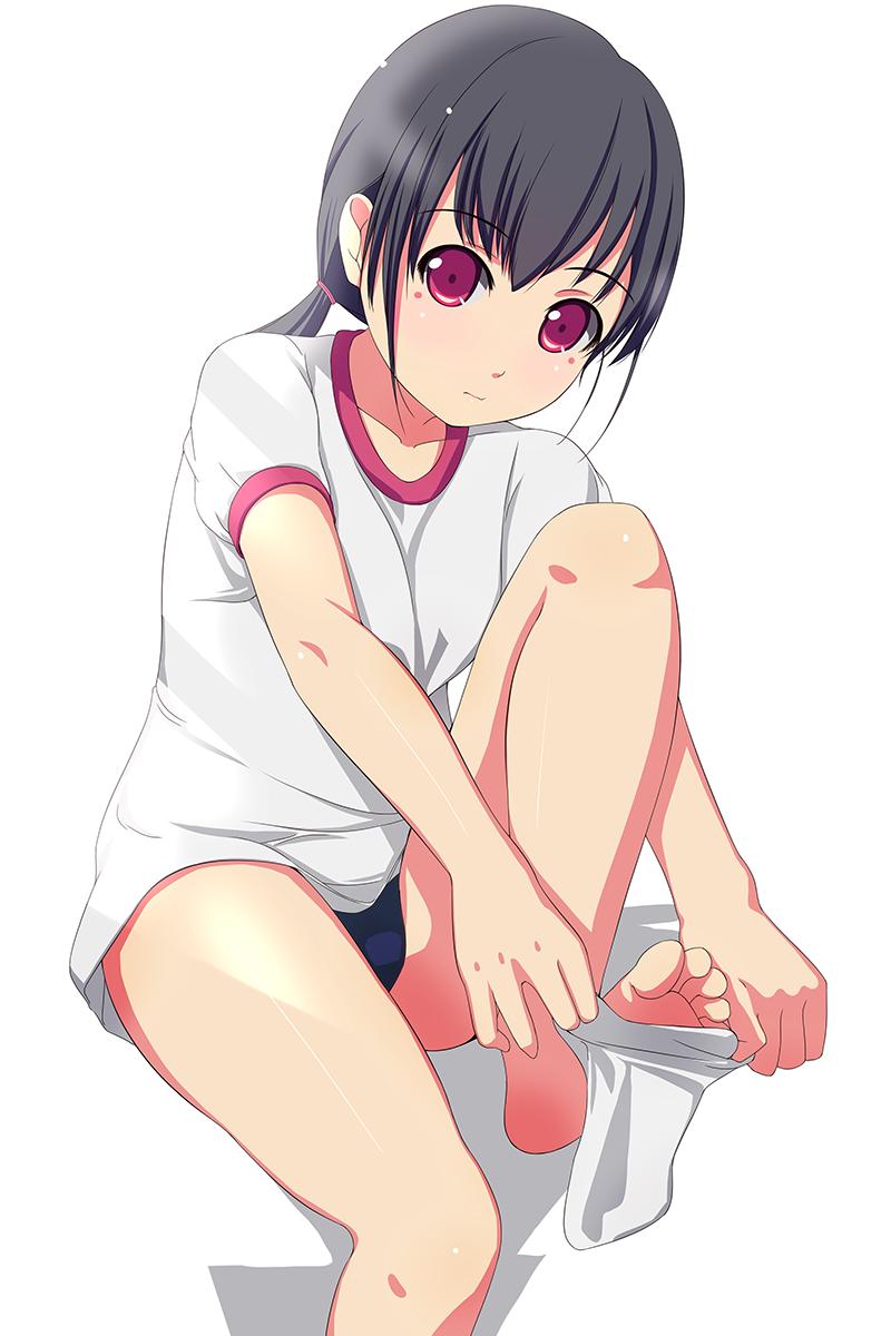 动漫少女 手机壁纸 快来一起运动吧