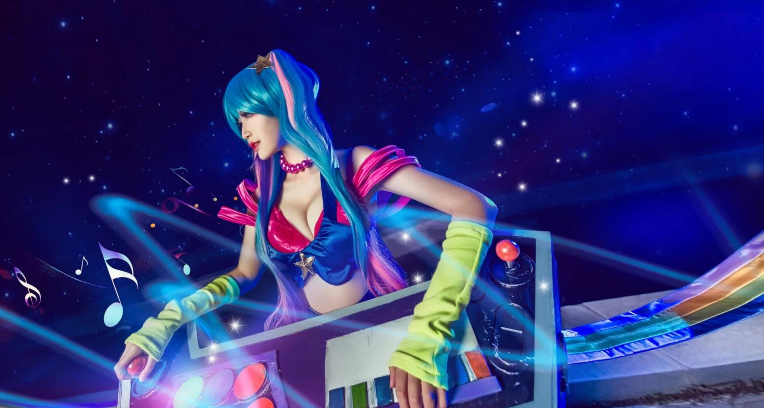 【授权】LOL英雄联盟 娑娜 电玩女神cos