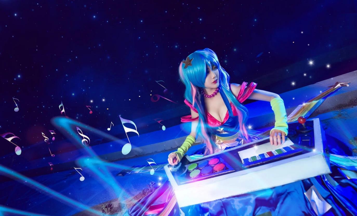 【授权】LOL英雄联盟 娑娜 电玩女神cos