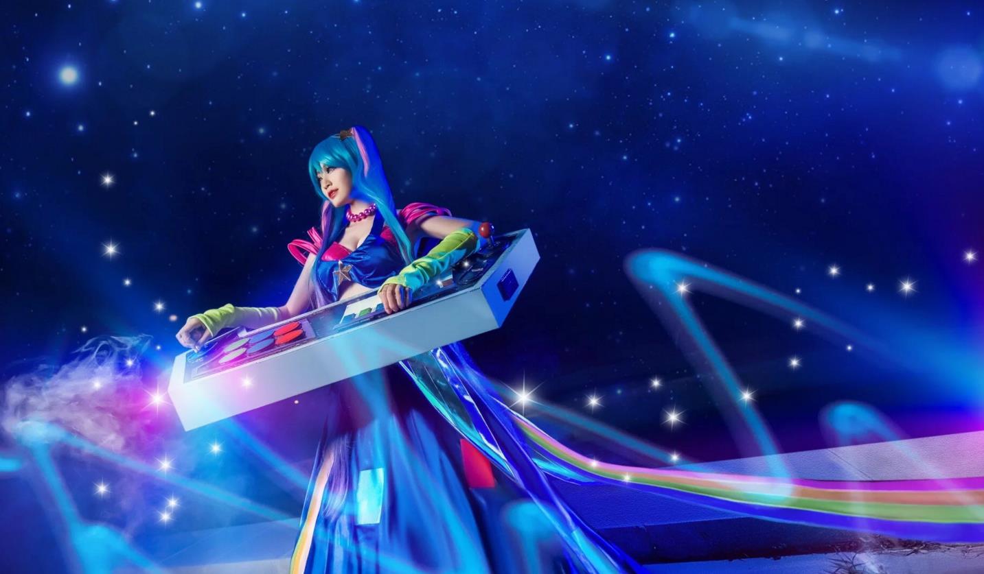 【授权】LOL英雄联盟 娑娜 电玩女神cos