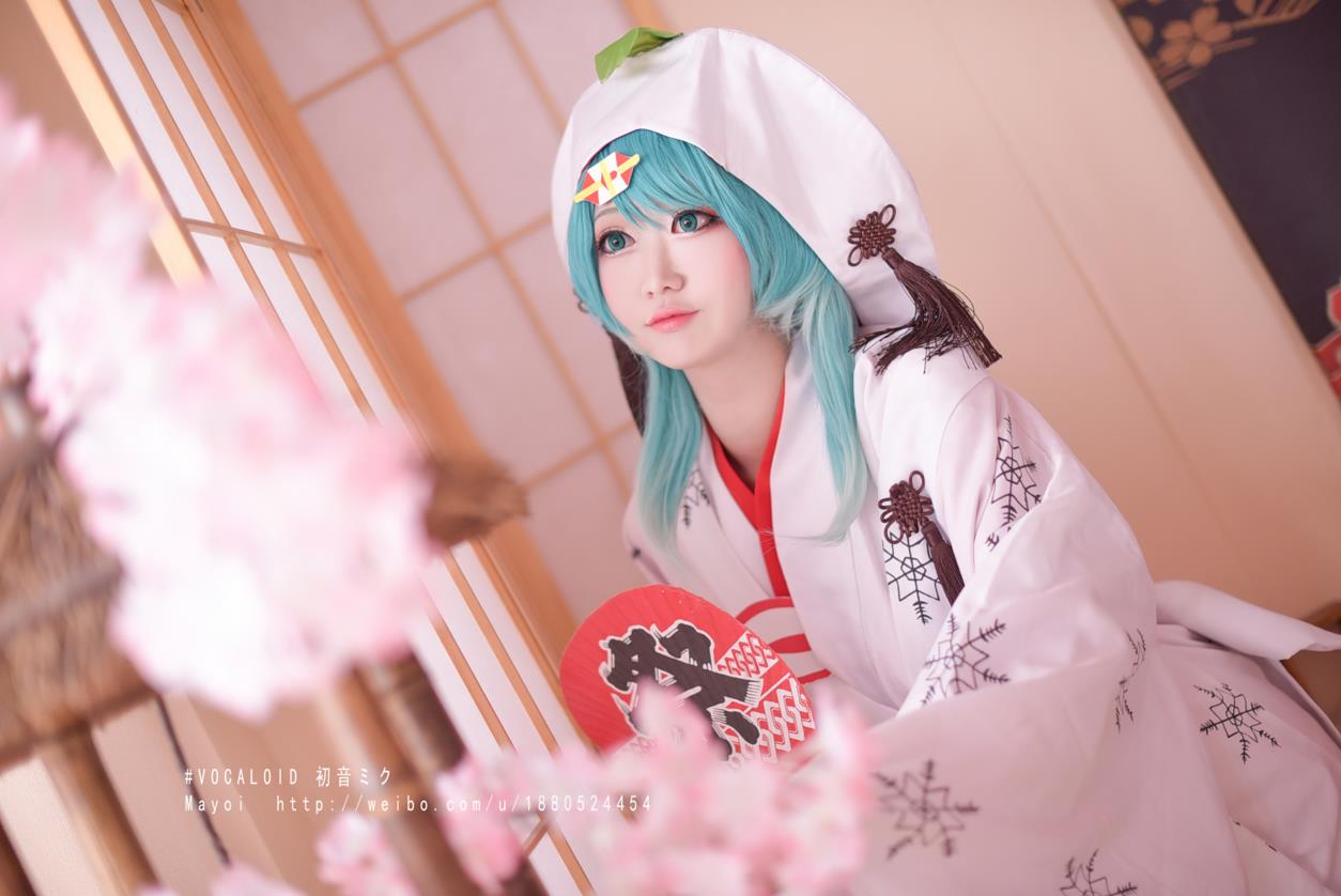 【授权】VOCALOID 初音未来Miku白无垢COS