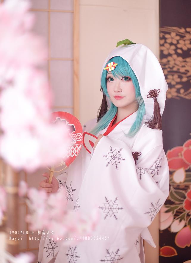 【授权】VOCALOID 初音未来Miku白无垢COS