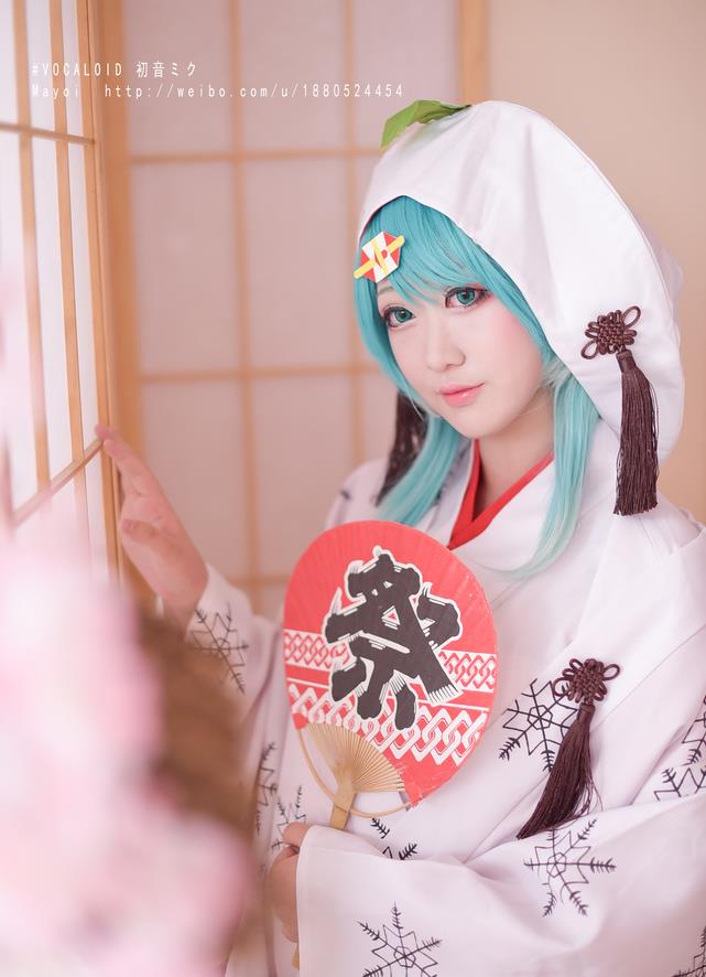 【授权】VOCALOID 初音未来Miku白无垢COS