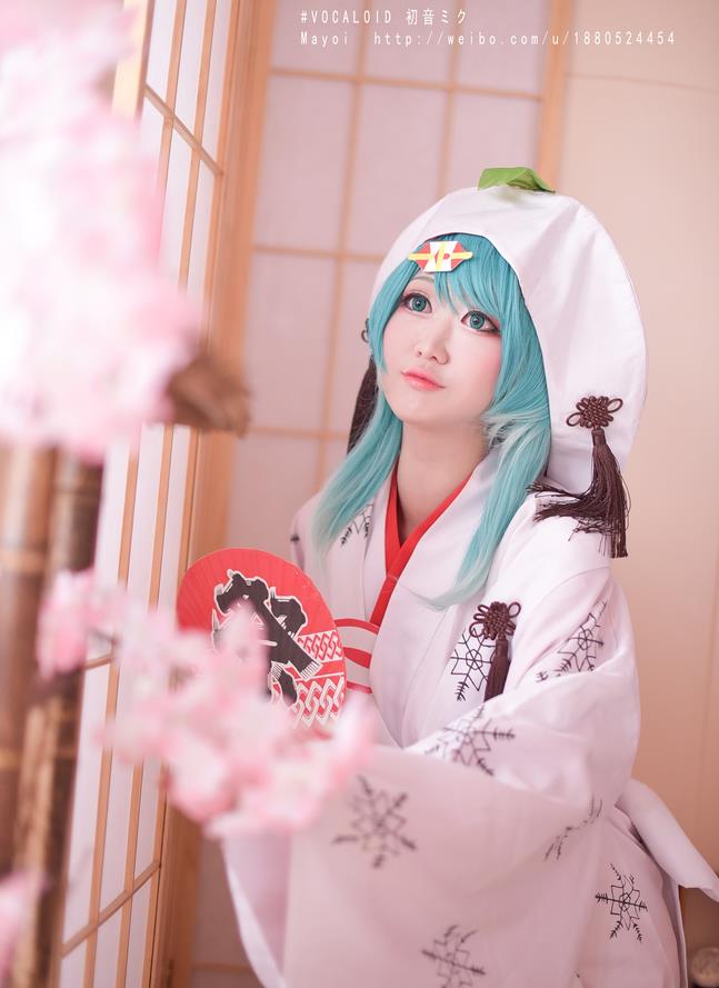 【授权】VOCALOID 初音未来Miku白无垢COS