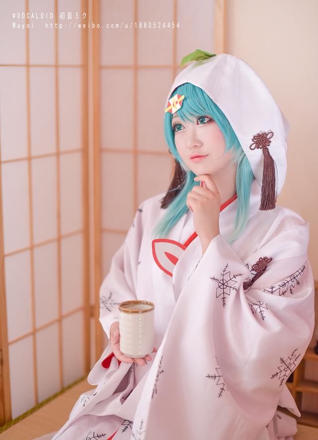 【授权】VOCALOID 初音未来Miku白无垢COS