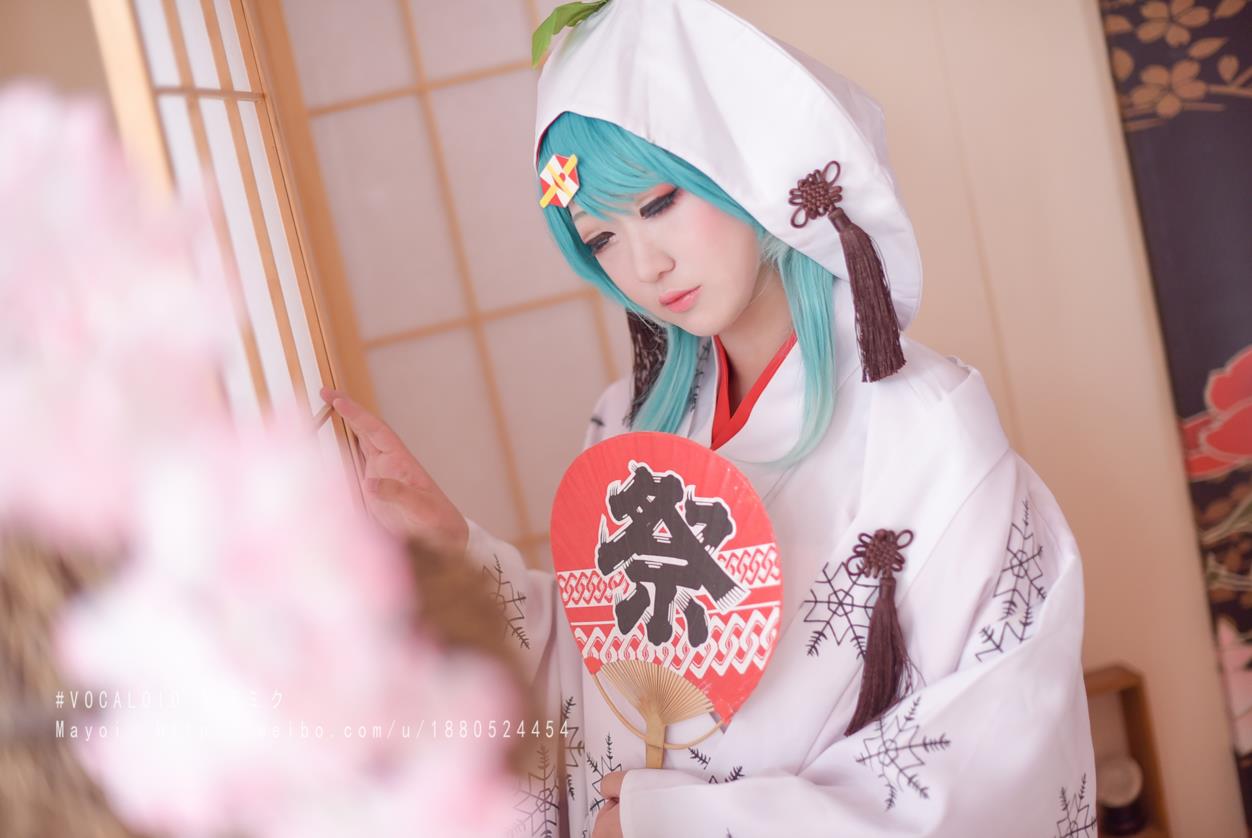 【授权】VOCALOID 初音未来Miku白无垢COS
