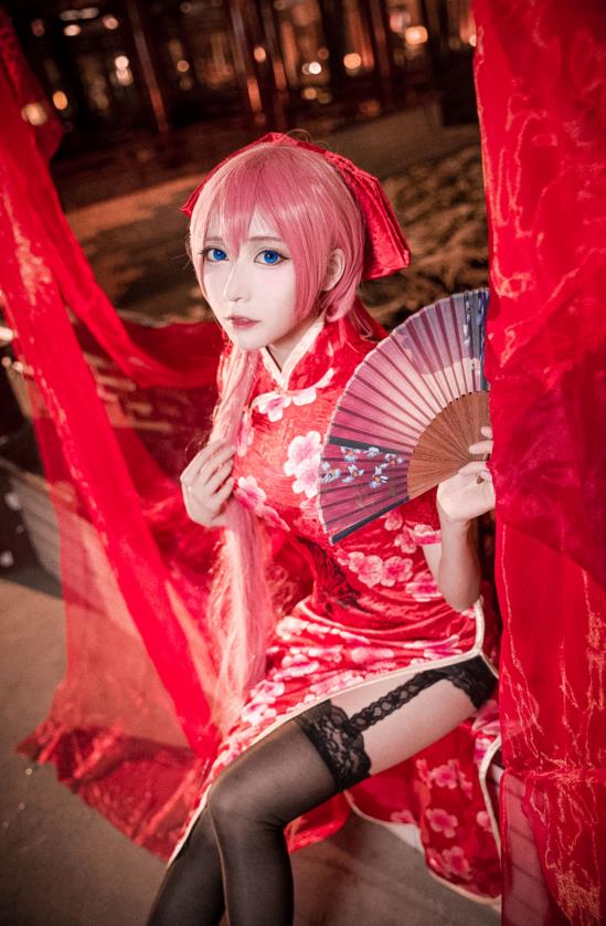 【授权】巡音LUKA 旗袍COS