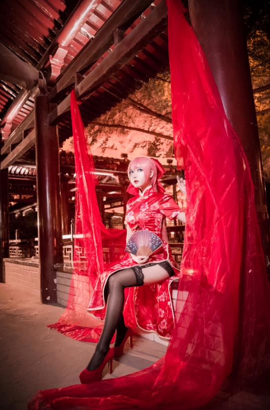 【授权】巡音LUKA 旗袍COS