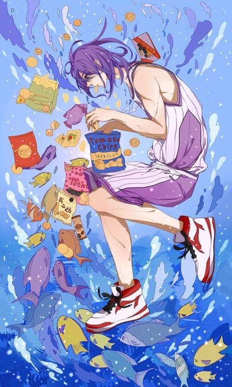 黑子篮球 奇迹的世代 同人手绘手机壁纸