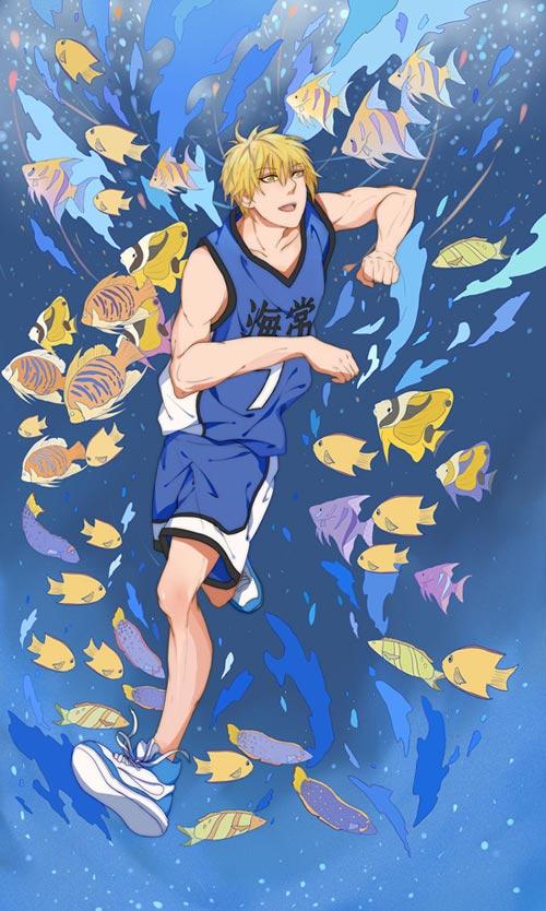 黑子篮球 奇迹的世代 同人手绘手机壁纸