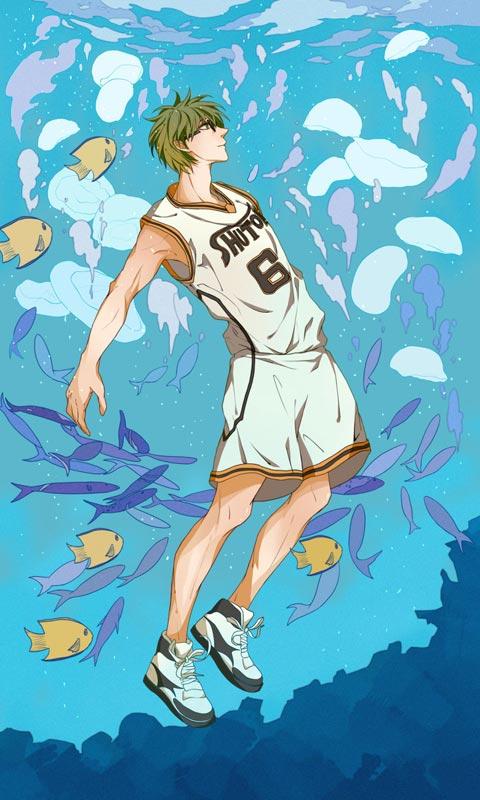 黑子篮球 奇迹的世代 同人手绘手机壁纸