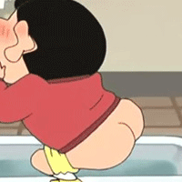 大象~大象~ 小新可爱的GIF表情包