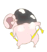 大象~大象~ 小新可爱的GIF表情包