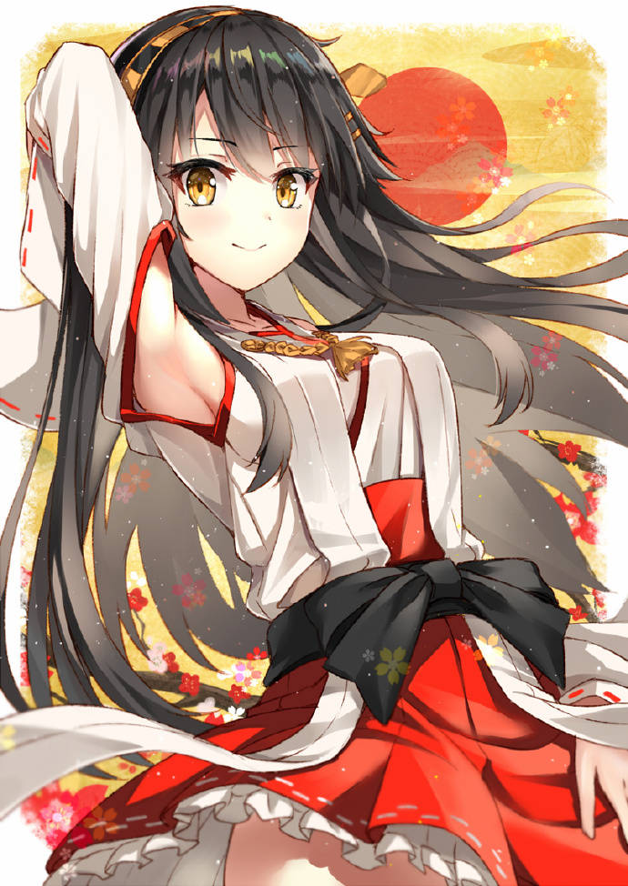 黑长直才是正义 动漫黑长直少女手机壁纸