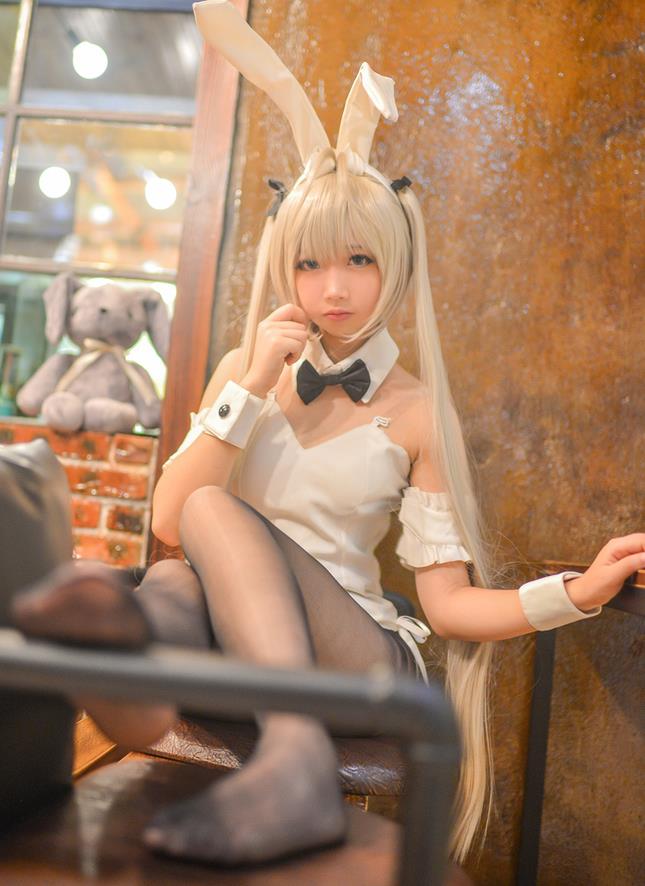 【授权】缘之空 兔女郎穹妹COS