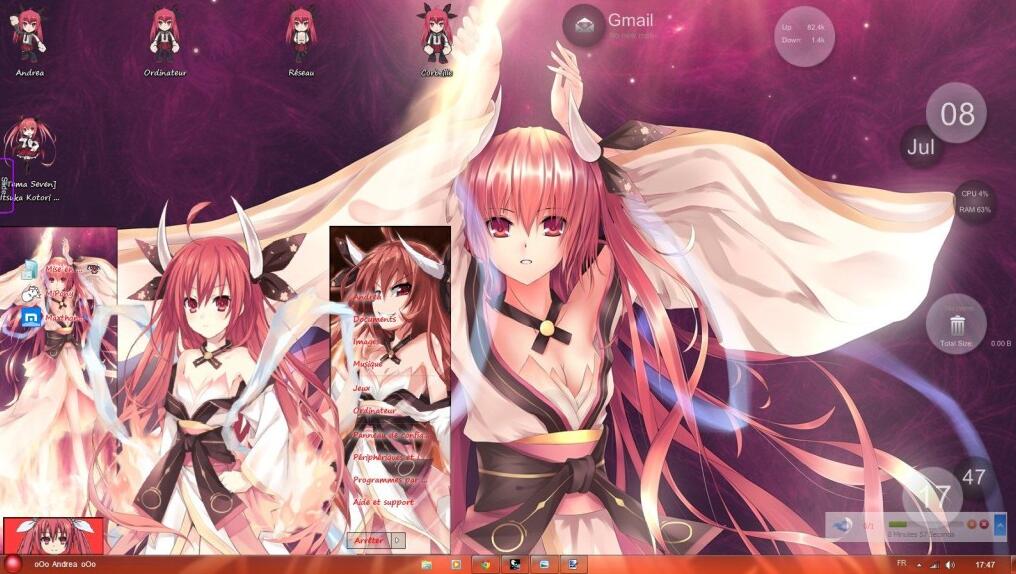 抖S毒舌妹妹 五河琴里 约会大作战 win7主题