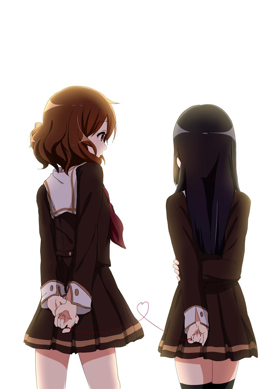 百合大法好 手机壁纸 女孩之爱