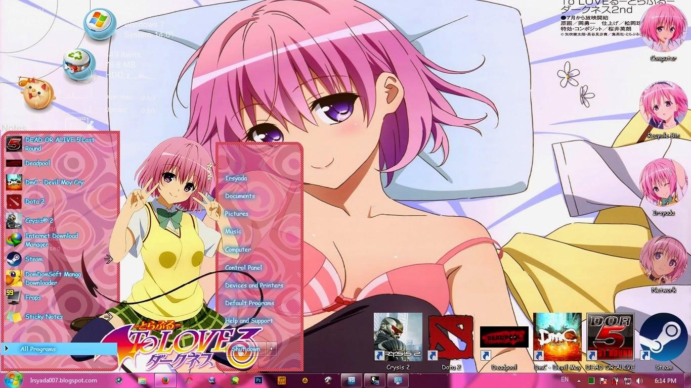 经常夜袭的小姨子梦梦 tolove win7主题