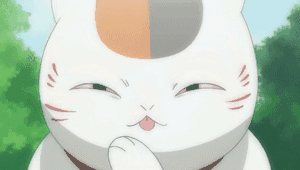 圆鼓鼓 肥嘟嘟 夏目友人帐猫咪老师GIF表情包