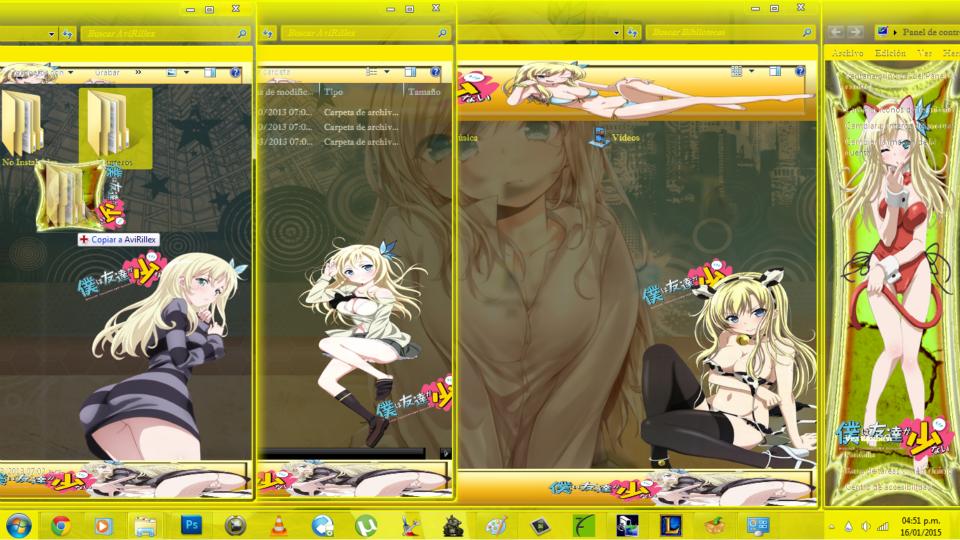 美味的肉 柏崎星奈 我的朋友很少 win7主题