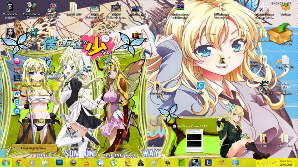 美味的肉 柏崎星奈 我的朋友很少 win7主题